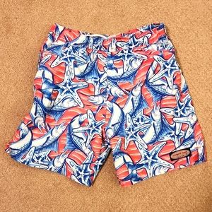 Boys Vineyard Vines swim trunks Medium